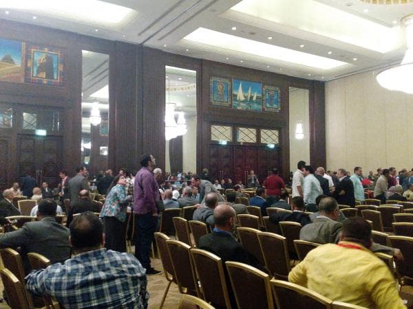 بالصور.. توافد 1050 صاحب شركة سياحة للتصويت في انتخابات غرفة الشركات