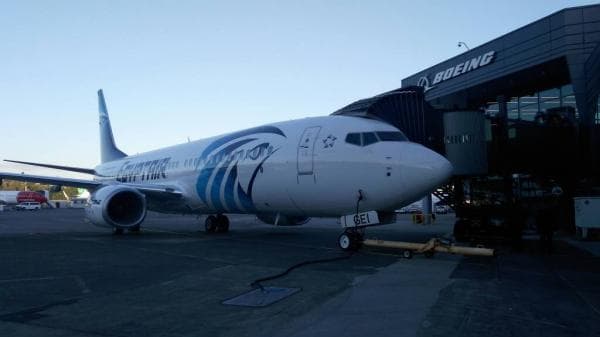 مصر للطيران: انضمام الطائرة الرابعة الجديدة بوينج 737/800NG لأسطول الشركة