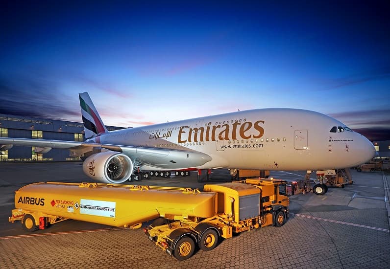 طيران الإمارات استقبلت الطائرة A380 الأولى من 3 تتسلمها في ديسمبر