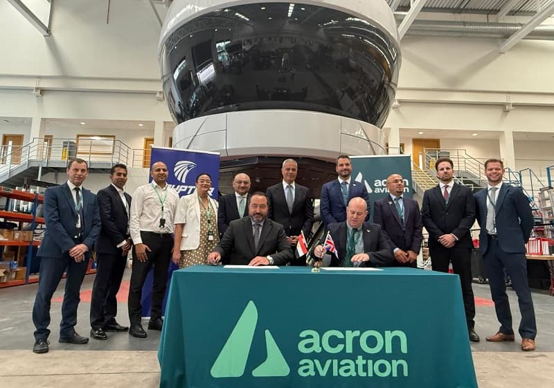 أكاديمية مصر للطيران للتدريب تتعاقد مع Acron على شراء أحدث جهاز محاكاة لإيرباص A320neo