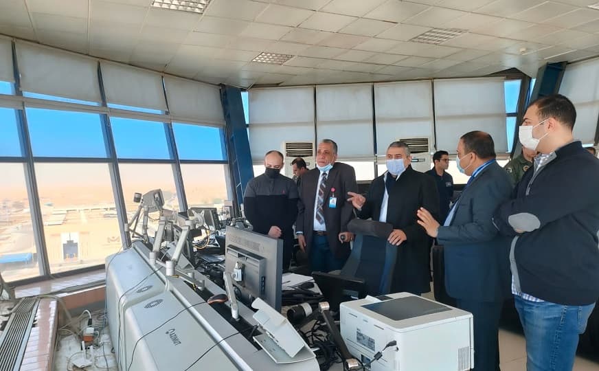 اللجنة العليا للتفتيش الأمني والبيئي تتفقد مطار أسوان.. صور