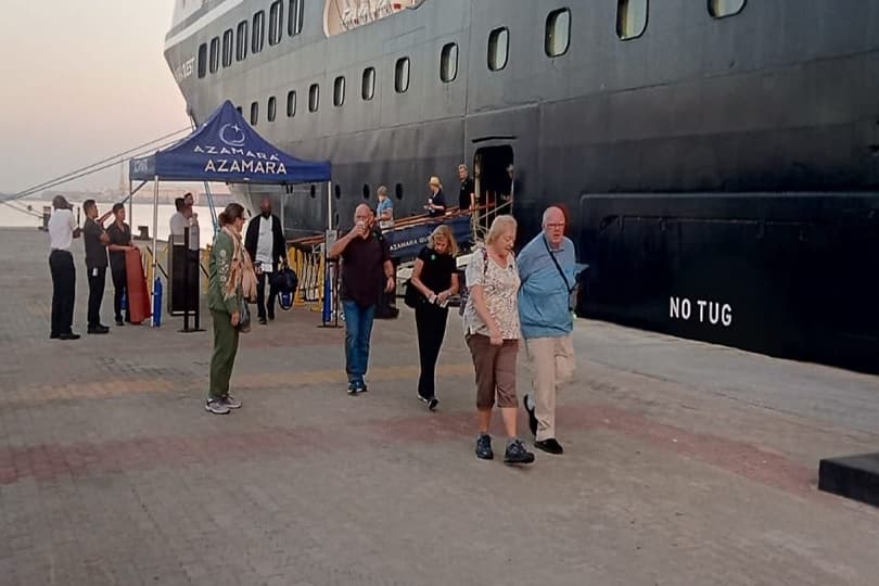 الإسكندرية تستقبل السفينة Azamara Quest وعلى متنها 530 سائحا