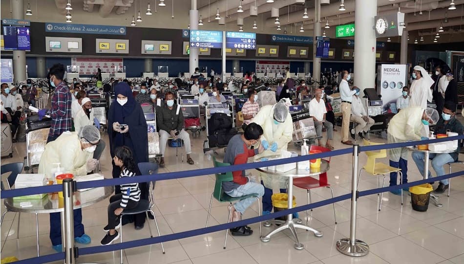 الإمارات أجرت 2.7 مليون فحص كورونا للقادمين منذ إعادة تشغيل الرحلات الجوية
