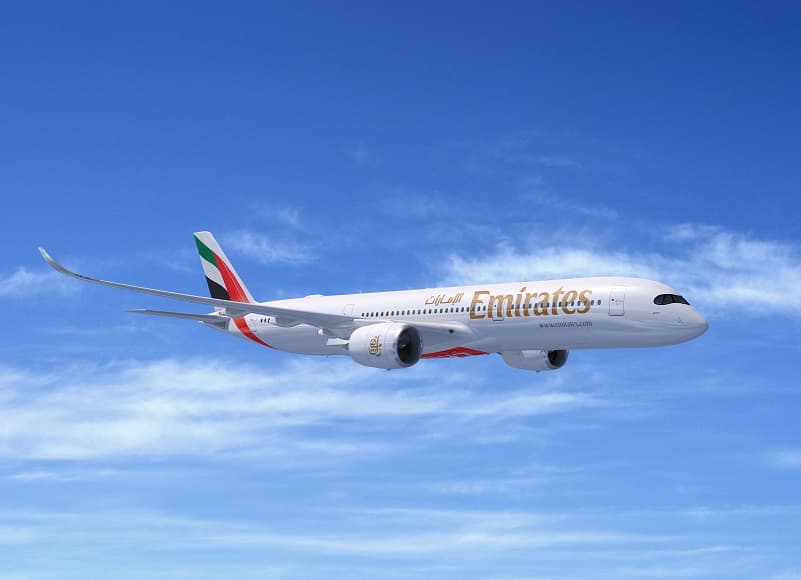 طيران الإمارات تعلن عن أول 9 وجهات لطائراتها الجديدة إيرباص A350.. تفاصيل