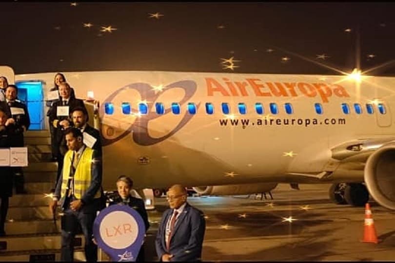 مطار الأقصر الدولي يستقبل أولى رحلات شركة Air Europa وعلى متنها 182 سائحا