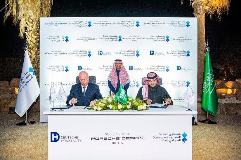 "التنمية السياحي" و"دويتشه للضيافة" يتفقان على إطلاق فندق "شتايجنبرجر بورشه ديزاين" بالسعودية
