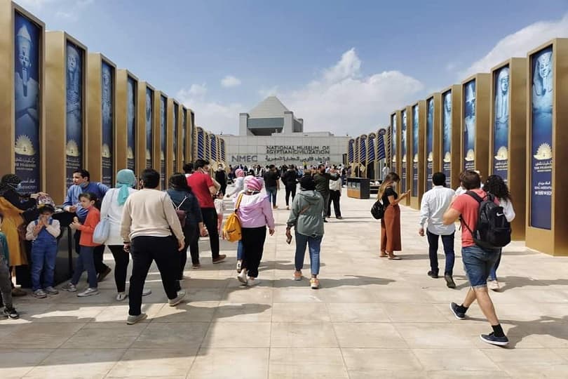 المتحف القومي للحضارة المصرية يستقبل 4700 زائر في أول أيام أجازة نصف العام الدراسي