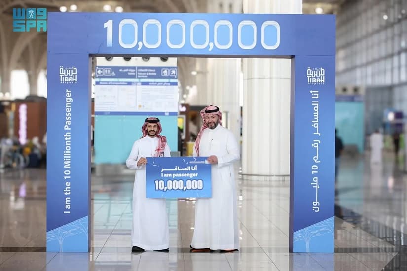 مطار المدينة المنورة بالسعودية: استقبال 10 ملايين مسافر و8 شركات طيران جديدة خلال 2024