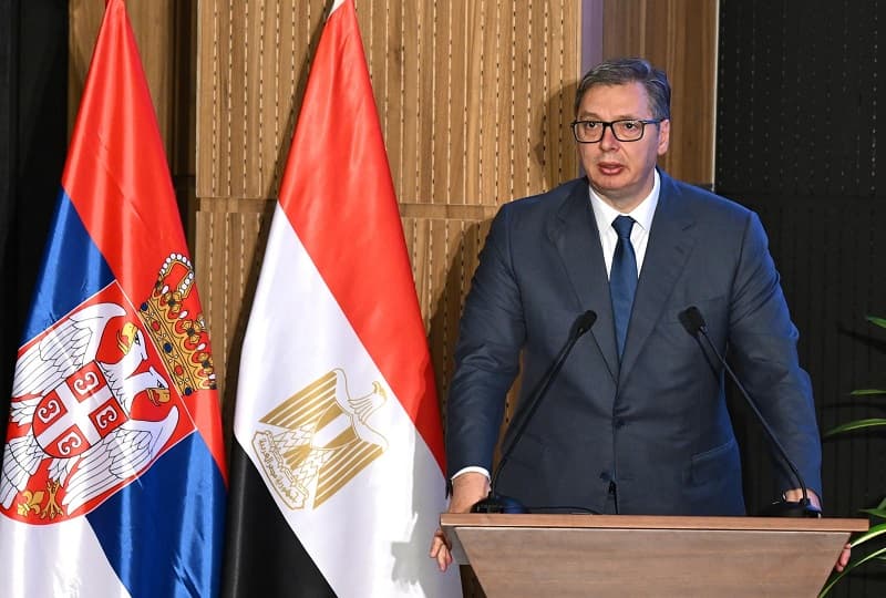 رئيس صربيا: استئناف رحلات الطيران الصربي بين بلجراد والقاهرة خلال شهرين على الأكثر