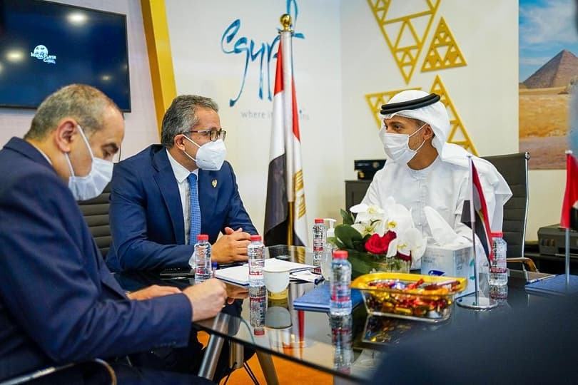 أبرز لقاءات وزير السياحة والآثار في دبي على هامش معرض سوق السفر العربي 2021