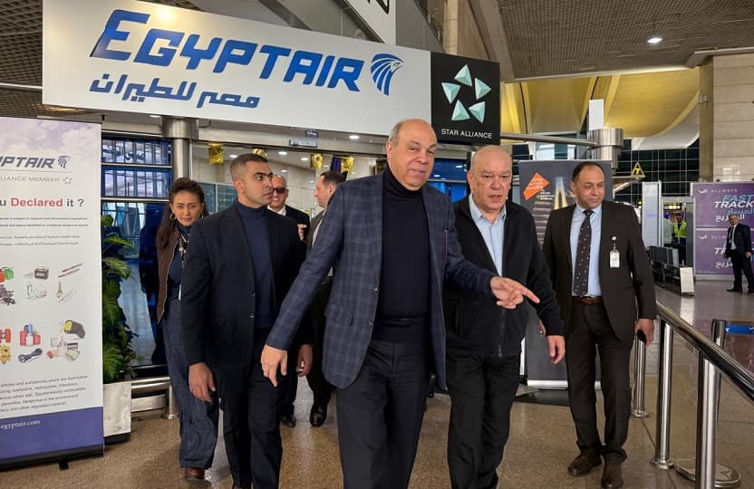 المطارات المصرية تستقبل 645 ألف راكب على متن 6100 رحلة خلال إجازة عيد الفطر