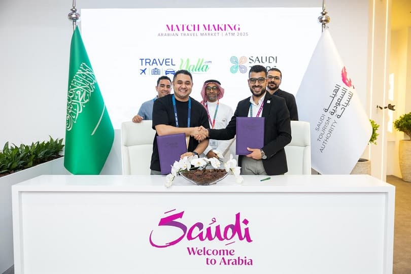 "ترافل يلا" توقع شراكة مع Saudi Trips برعاية الهيئة السعودية للسياحة خلال ATM 2025 بدبي