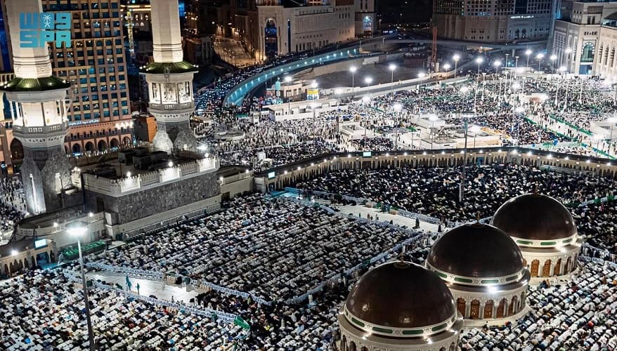 المسجد الحرام يستقبل نحو 3 ملايين مصلي ومعتمر يوم 22 رمضان 1446هـ
