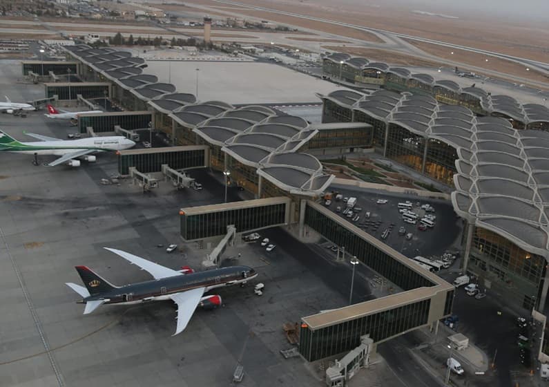 مطار الملكة علياء بالأردن يستقبل 3.7 مليون مسافر خلال أول 5 أشهر من 2025 بزيادة 12.1%