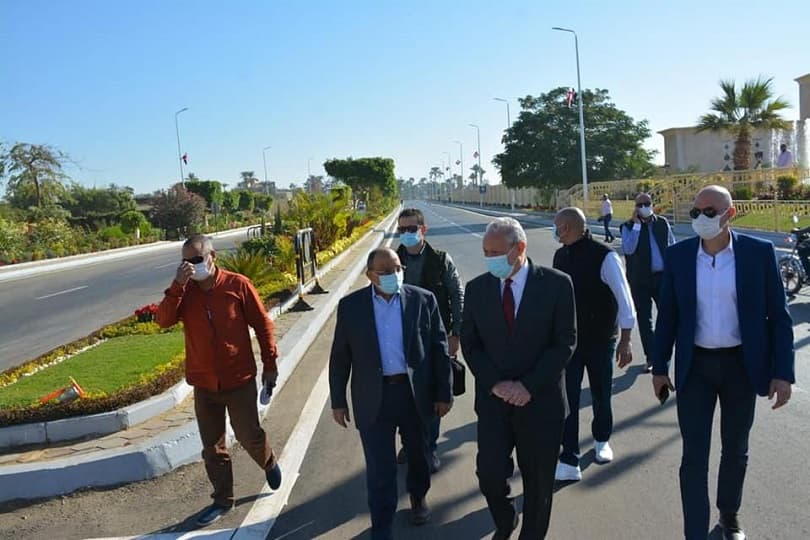 وزير التنمية المحلية يتابع اللمسات النهائية لمحيط احتفالية طريق الكباش بالأقصر.. تفاصيل