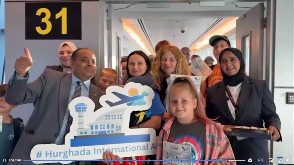 مطار الغردقة يستقبل أولى رحلات "Vision Air" من مولدوفا وعلى متنها 189 سائحا