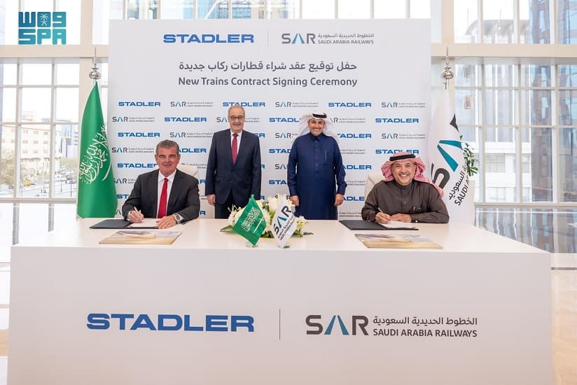 الخطوط الحديدية السعودية تتفق مع "ستادلر" السويسرية لشراء 10 قطارات ركاب