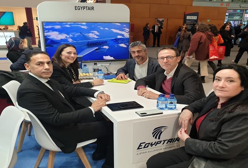 مصر للطيران بمعرض FITUR: نقل 35 ألف سائح من إسبانيا إلى القاهرة والأقصر وأسوان.. تفاصيل