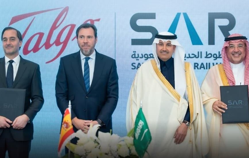 السعودية توقع اتفاقية مع "تالجو" الإسبانية لشراء 20 قطارا جديدا لأسطول قطار الحرمين