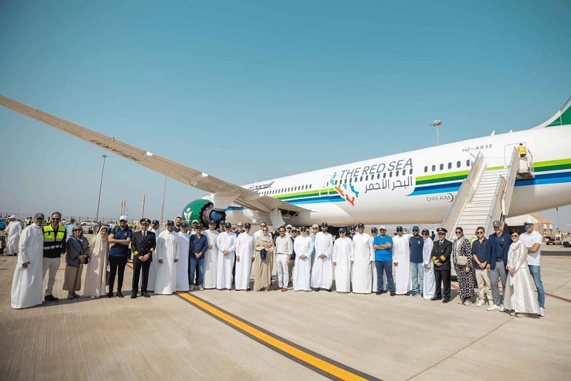 السعودية: وجهة "البحر الأحمر" تستقبل أول زوارها عبر طائرة الخطوط السعودية
