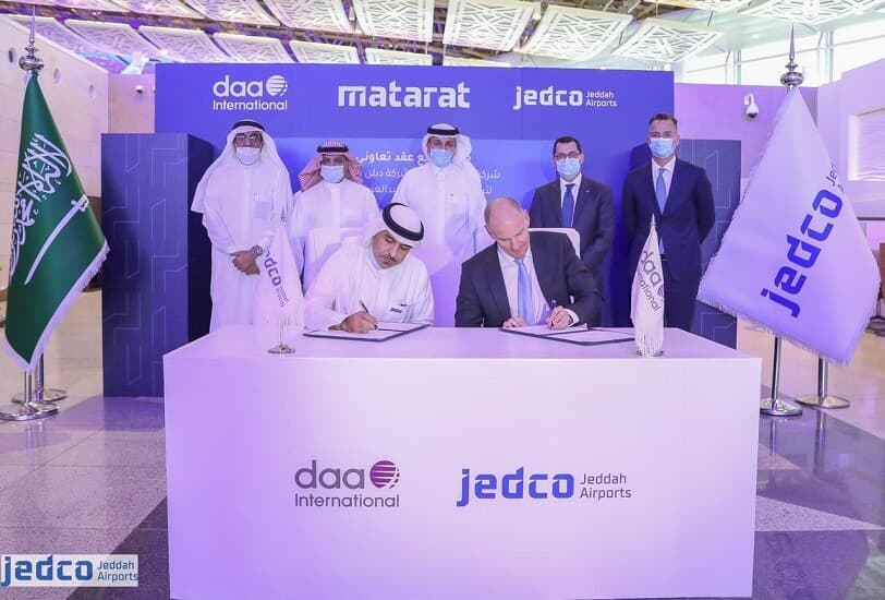 "مطارات جدة" توقع اتفاقية مع "دبلن" العالمية للوصول إلى 100 مليون مسافر في 2030