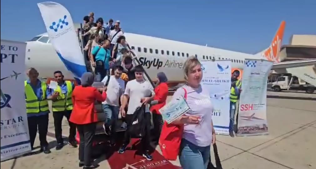 مطار شرم الشيخ يستقبل أولى رحلات Vision Air من مولدوفا