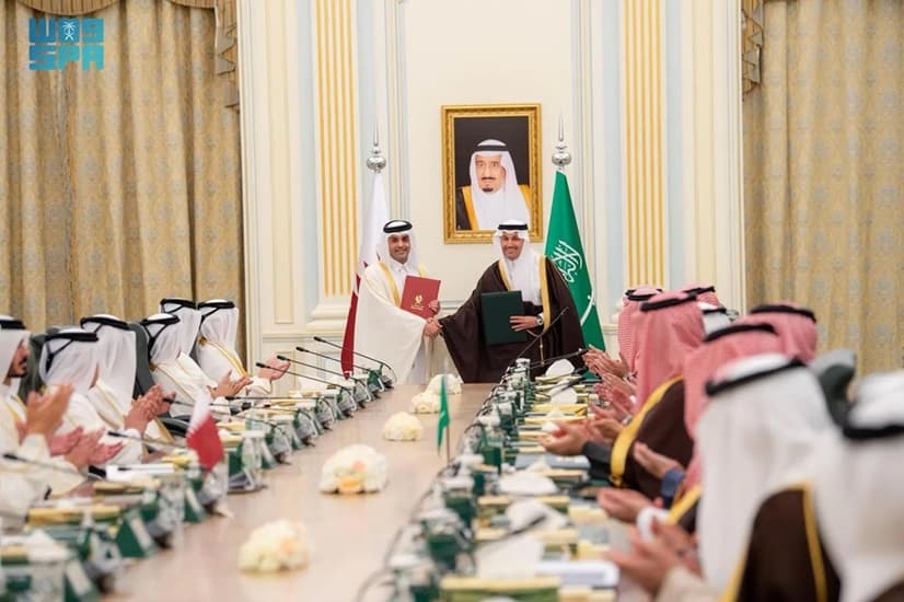 السعودية وقطر توقعان اتفاقية لتنفيذ مشروع قطار سريع يربط الرياض بالدوحة