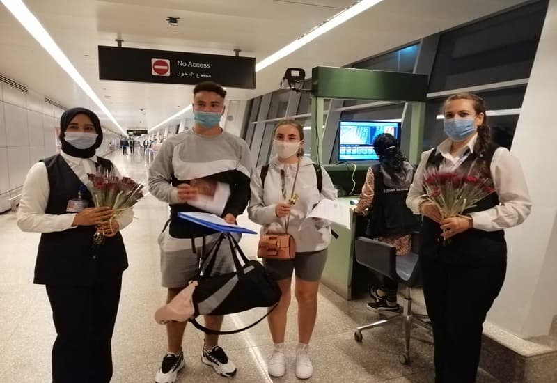 وصول أولى رحلات "إيزي جيت" إلى مطار الغردقة معلنة عودة السياحة البريطانية