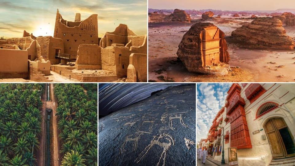 "السياحة السعودية": 5 مواقع تراثية بالمملكة تحتفل بيوم التراث العالمي.. تعرف على تاريخها