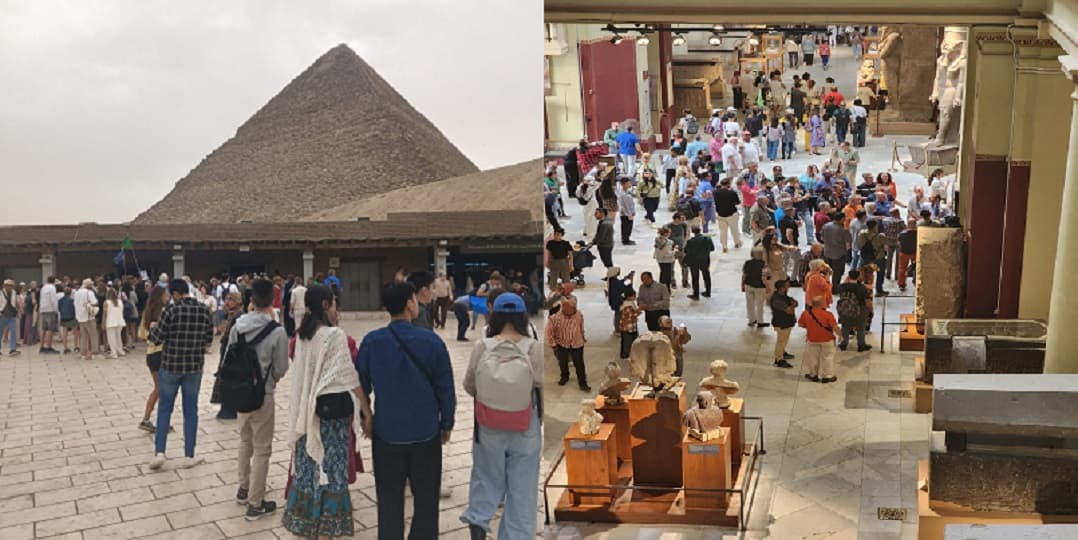 المتاحف والمواقع الأثرية تستقبل 175 ألف زائر مصري وأجنبي خلال أول يومين في عيد الفطر