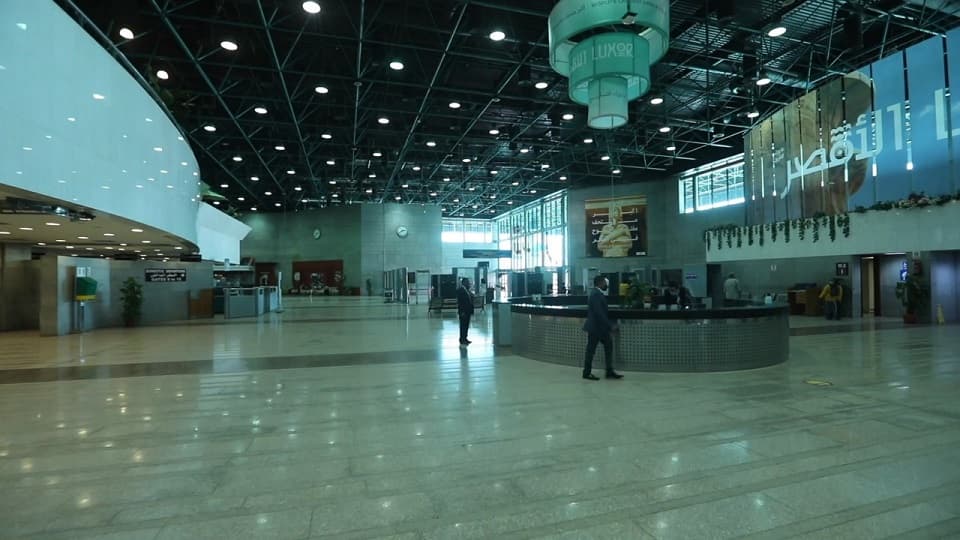 مطار الأقصر ينهي استعدادته لاستقبال ضيوف حفل افتتاح طريق الكباش