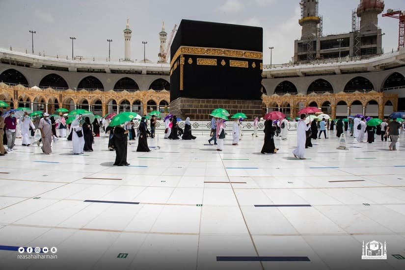رئاسة شئون الحرمين تستعد لاستقبال الحجاج لطواف الوداع بخدمات الجيل الخامس