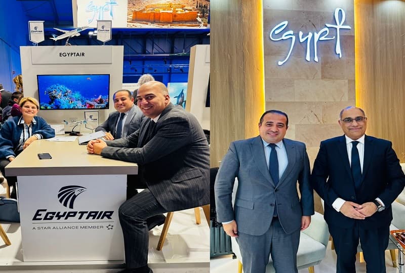 مصر للطيران تبحث مع منظمي الرحلات وتنظيم برامج سياحية جديدة بمعرض BIT ميلانو في إيطاليا