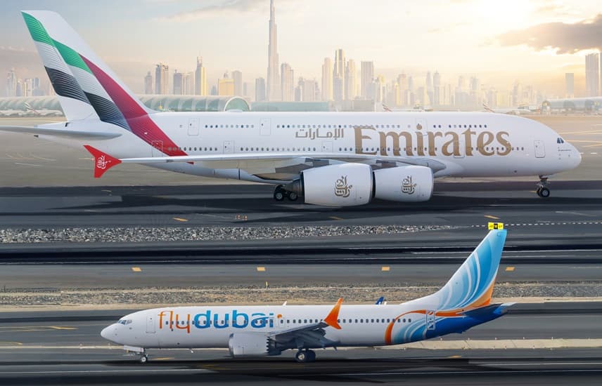 طيران الإمارات وفلاي دبي تنقلان 5 ملايين مسافر عبر شبكتهما المشتركة خلال 2024 بزيادة 36%