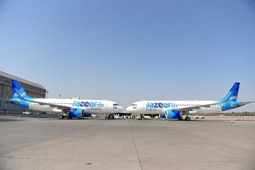 "طيران الجزيرة" الكويتية تسلمت طائرتين جديدتين من طراز إيرباص A320neo