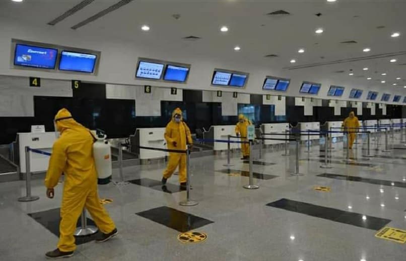 "الطيران": إجراءات تعقيم مكثفة لجميع المطارات المصرية استعدادا لأجازة عيد الفطر