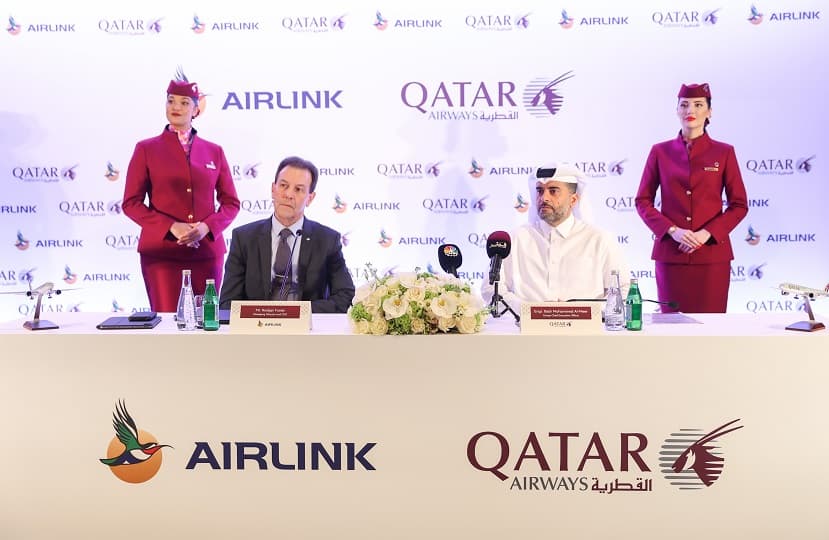 الخطوط القطرية تستحوذ على 25% من شركة طيران "إيرلينك" بجنوب أفريقيا