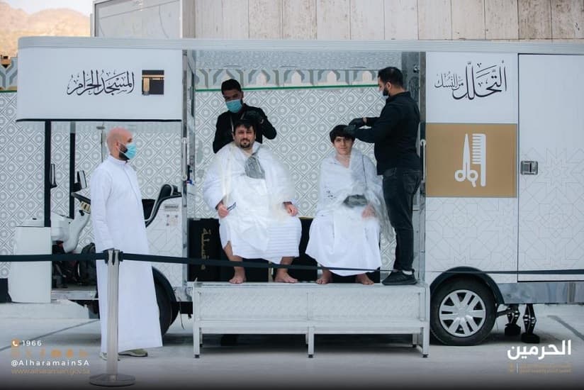 المسجد الحرام يطلق التشغيل التجريبي لخدمة التحلل من النسك