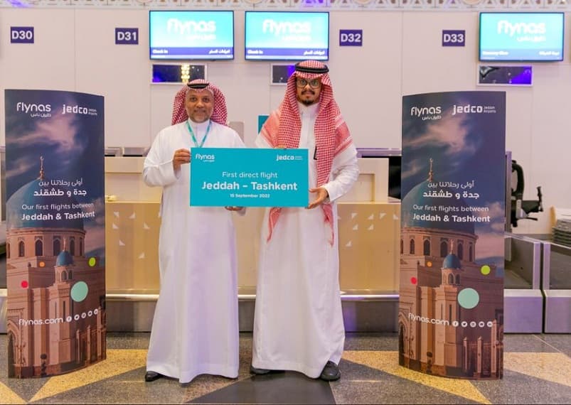 طيران ناس تطلق أولى رحلاتها من جدة إلى طشقند في أوزباكستان اعتبارا من اليوم
