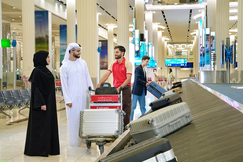 طيران الإمارات تنقل 2.8 مليون حقيبة شهريا إلى 140 وجهة بمعدل نجاح 99.9%