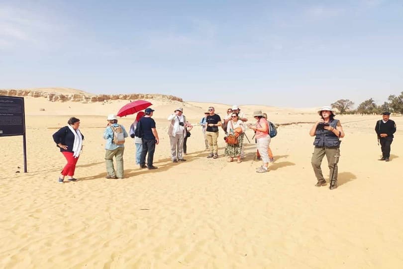 آثار المنيا تستقبل وفدا سياحيا من إنجلترا وفرنسا وألمانيا