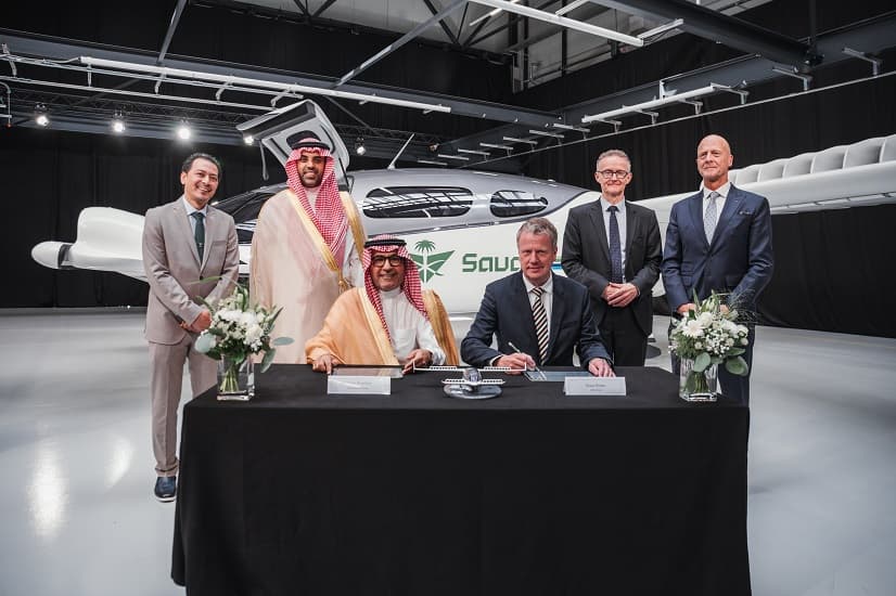 مجموعة السعودية توقع اتفاقية مع "ليليوم" الألمانية لشراء 100 طائرة كهربائية EVTOL