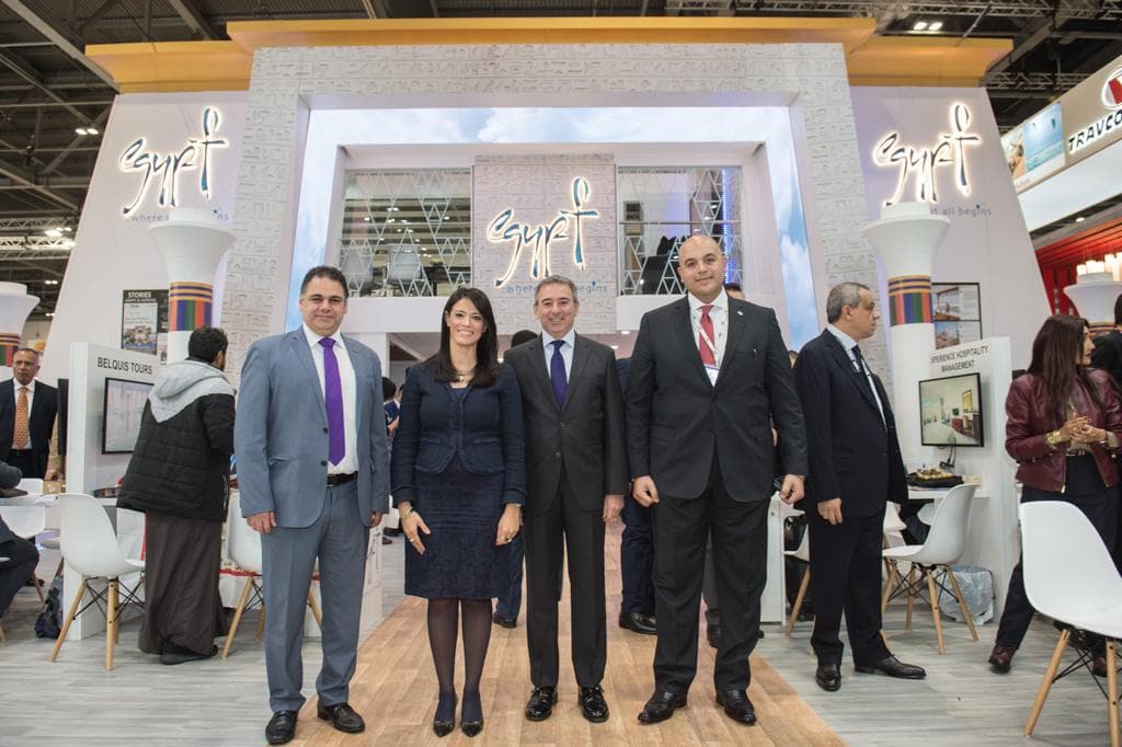 المشاط تفتتح الجناح المصري في بورصة لندن السياحية WTM.. وجزء خاص لأول مرة عن توت عنخ آمون