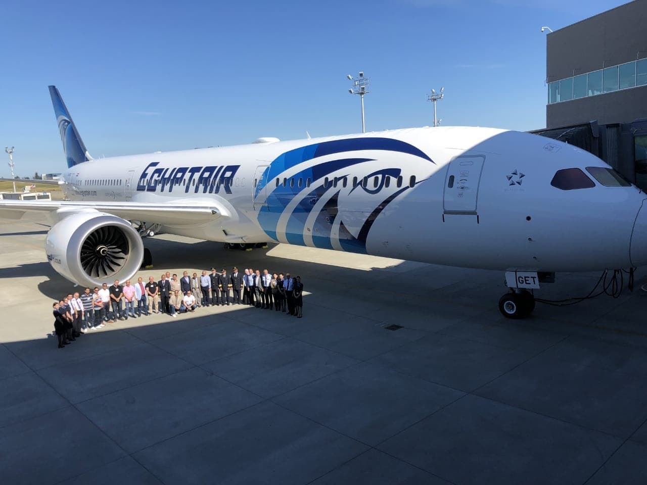 مصر للطيران تتسلم طائرة الأحلام الرابعة من طراز بوينج B787 دريملاينر