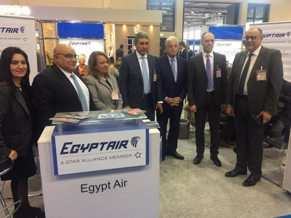 مصر للطيران في بورصة برلين تبحث تنظيم برامج مشتركة لجذب السائحين