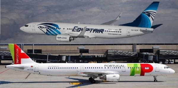 مصر للطيران وTAP Air البرتغالية تضيفان نقاط جديدة تربط بين القاهرة ولشبونة
