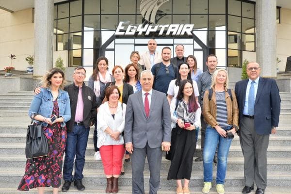 مصر للطيران تستضيف وفدا إعلاميا يونانيا لتنشيط حركة السياحة الوافدة