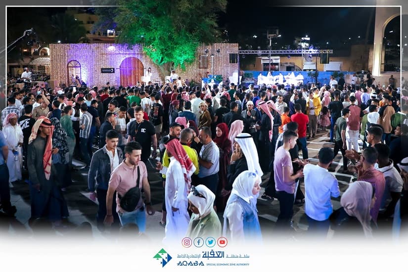 العقبة في الأردن استقبلت 110 آلاف سائح وزائر خلال عطلة عيد الفطر