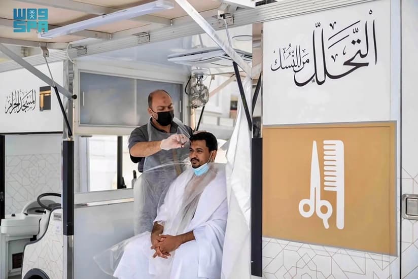 المسجد الحرام يشغل 12 عربة للتحلل من النسك مجانا بطاقة 360 ألف معتمر في رمضان 1447هـ