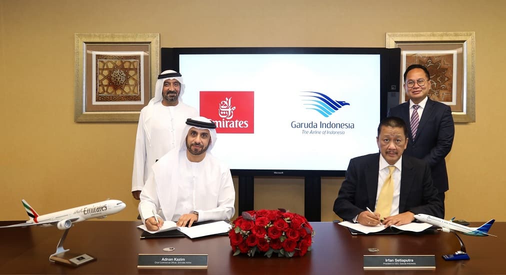 مشاركة بالرمز بين طيران الإمارات و"جارودا" الإندونيسية تغطي 18 خطا على شبكة الشركتين